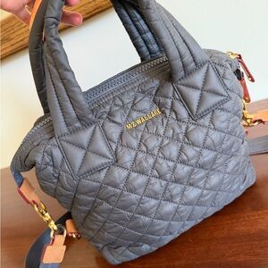 MZ Wallace Small Sutton Quilted Nylon Crossbody Bag – Magnet - EUC